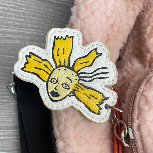 2018 Nickelodeon Rugrats Angelica Pink Sherpa Mini Backpack Limited Edition 90s main image 5